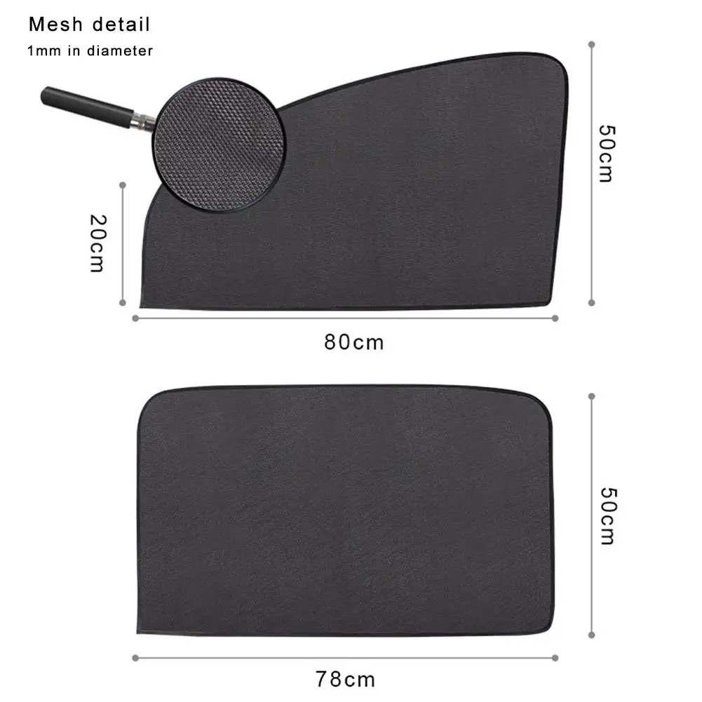 Летняя утолщенная сетка автомобильная магнитная занавеска Солнцезащитная УФ-сетка на окно солнцезащитный козырек