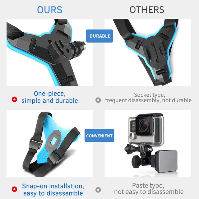 GoPro Accessoires - 6 pièces