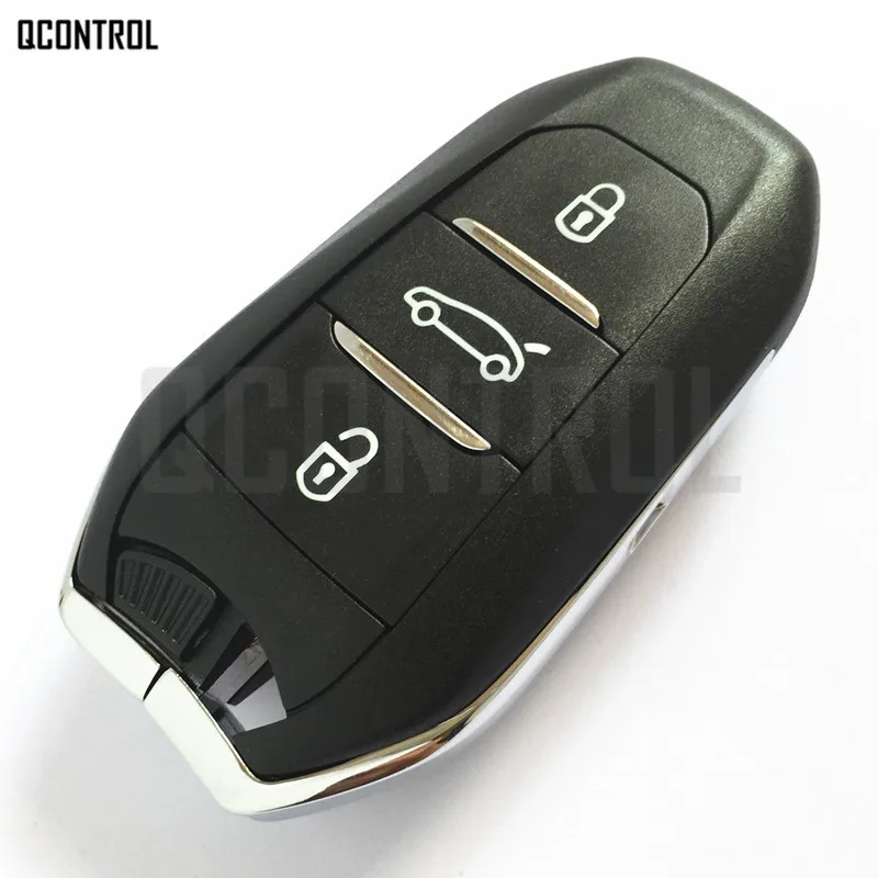 QCONTROL дистанционный ключ дистанционного управления для peugeot 208 308 508 3008 5008 путешественник Expert 433 MHz 434 MHz Keyless-Go