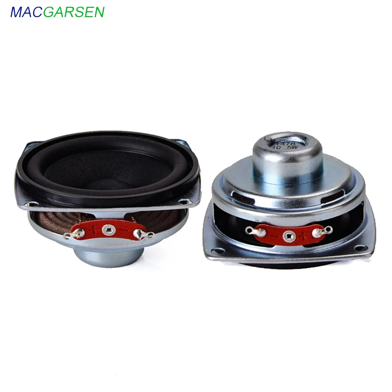 

MACGARSEN 4 ohm 5W Full Range Speaker Mini Portable Computer Speakers Unit 43mm 16 core Loudspeaker Round PU Side Audio Speaker
