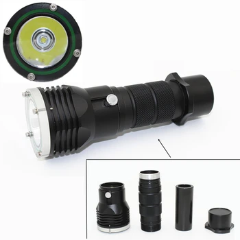 

Scuba Flashlight XM-L2 LED 1200LM Diving Flashlight Underwater 50M Waterproof Aluminum Lanterna Power by 18650 or 26650