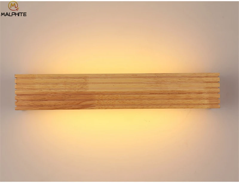 Luzes de Parede do Banheiro Parede do Vintage Madeira Moderna Espelho Deco Iluminação Corredor Lâmpada Cabeceira Casa Varanda Arandela Luminária Led 11 Madeira moderna led luzes de parede do
