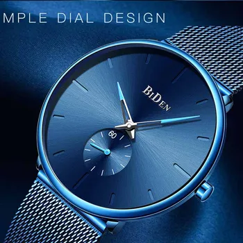 

Mens Watches Top Brand Luxury Quartz Watch Men Casual Mesh Steel Waterproof Male Sport Watch Clock Relogio Masculino Gift