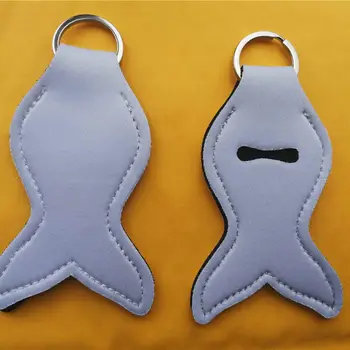 

sublimation blank key ring neoprene key chain hot transfer printing consumables two sides can printed 30pcs/lot new shapes