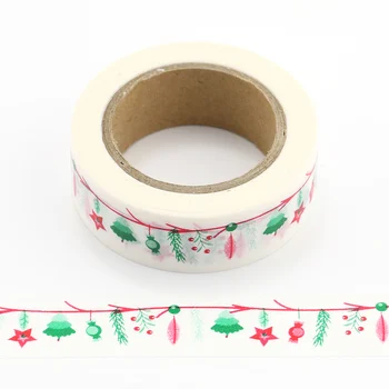 

1X B237 Christmas Washi Tape for decoration 10m length, 15mm witdth
