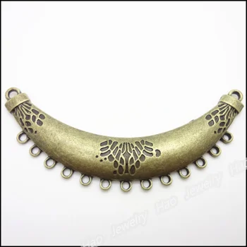 

8pcs Vintage Charms Connector Pendant Antique bronze Fit Bracelets Necklace DIY Metal Jewelry Making