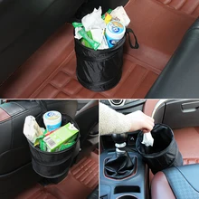 Складной герметичные автомобиль мусорное ведро для Suzuki Jimny grand vitara SX4 Kia Rio Sportage Skoda Fabia Octavia Dacia duster