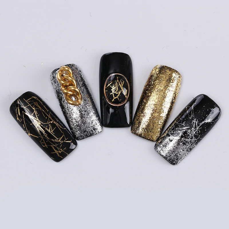 BORN PRETTY Золотая Серебряная полоска для ногтей зеркальные флаконы металлические 3D украшения для ногтей проволочная линия УФ гель украшения для ногтей аксессуары