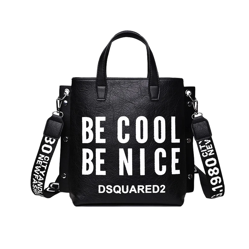 

Women Fashion PU Letters Handbag INS Popular Large Female Travel Shoulder Bags Hot Lady Holiday Exquisite Bolsa Crossbody SS3472
