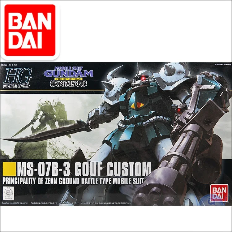 Оригинальная модель Gundam MS-07B-3 GOUF пользовательские мобильные костюм происхождения GTO детские игрушки с держателем