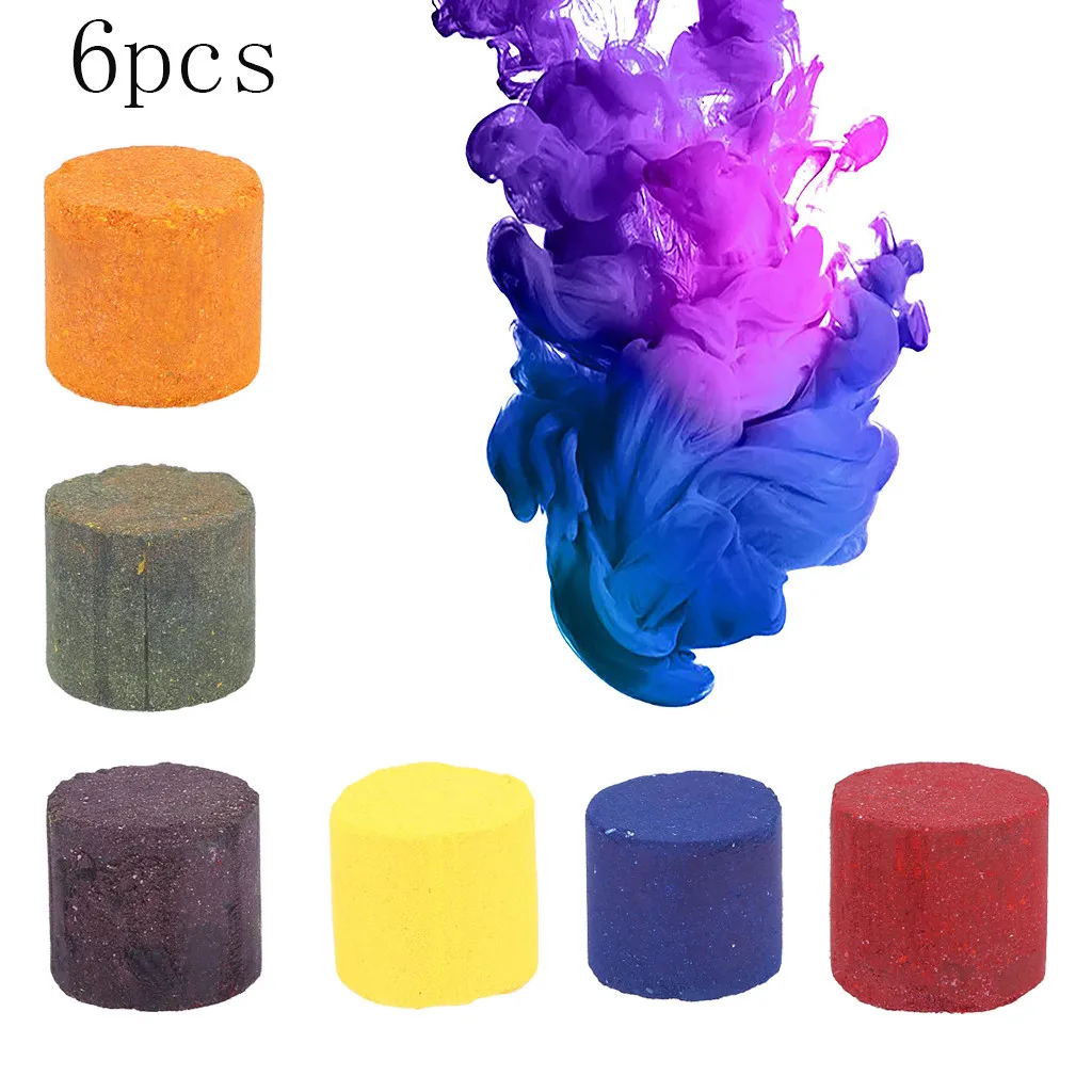 

6pcs Smoke Cake Colorful fart spray Smoke Effect Show Round Bomb Stage Photography Aid Toy Gifts stinky spray for party weeding