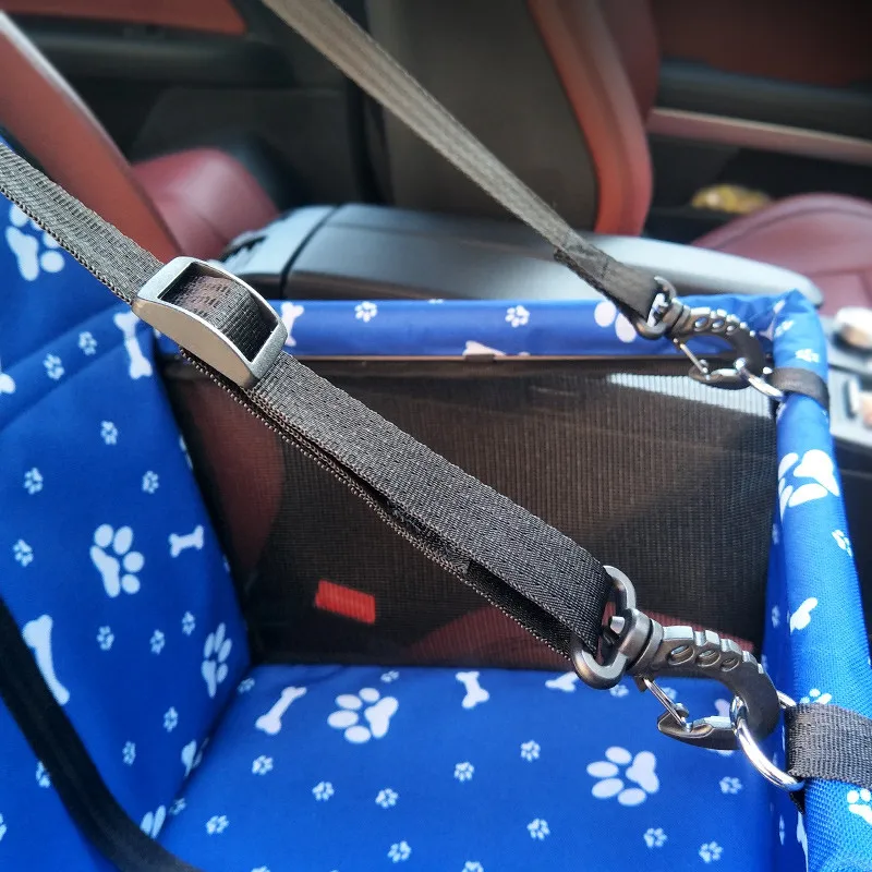 Pet Dog Carrier Folding Car Seat Pad Puppy Bag Pet Car Protector  Travel Accessories Waterproof Breathable Dog Seat Bag Basket10