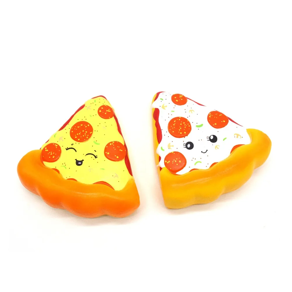 

12PCS Kiibru Squishies Slow Rising Pizza Cute Bread Scented Soft Cake Press Stress Hand Pillow Gift Kids Toys Wholesale Decor