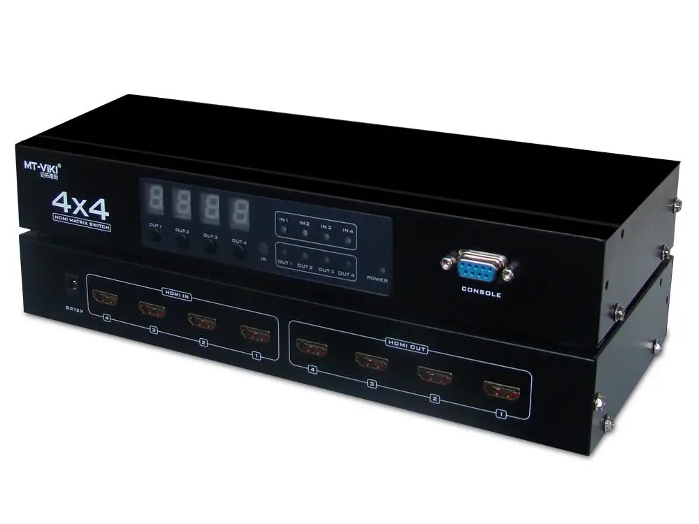 Brand HDMI Matrix Switcher 4x4 high resolution 1080P 60Hz