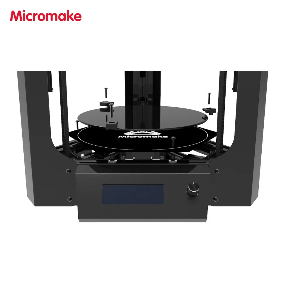 Micromake 3D Запчасти для принтера принтер Тепловая кровать с 12 В блок питания