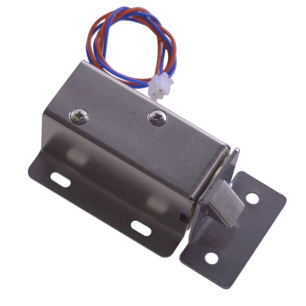 12 V-24 V Универсальный шкаф электрический дверной замок язык до сборки электромагнитный с помощью фиксирующей пряжки