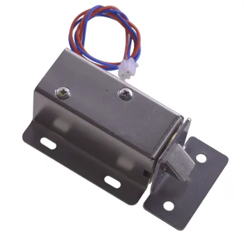 

12V-24V Generic Cabinet Door Electric Lock Tongue Up Assembly Solenoid with Lock Buckle