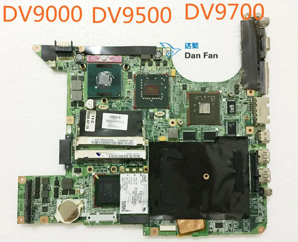 

461069-001 For HP Pavilion DV9000 DV9500 DV9700 Laptop Motherboard DA0AT5MB8E0 Mainboard 100%tested fully work