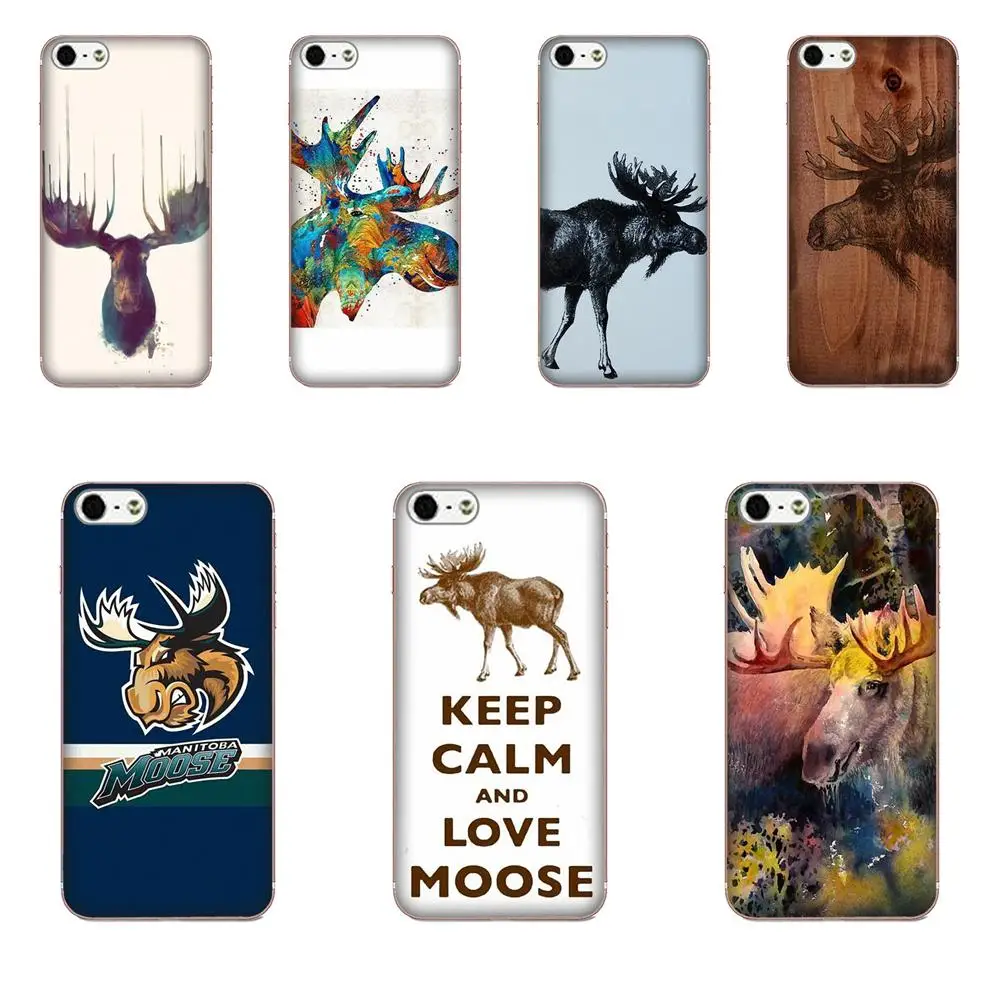 Moose деревянный узор для Galaxy A3 A5 A7 On5 On7 2015 2016 2017 Grand Alpha G850 Core2 Prime S2 I9082 мягкий сотовый