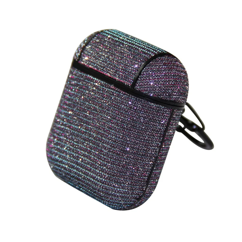 For Apple Bluetooth Wireless Earphone Glitter Sparkle Stars Bling Case Cover Skin Case Cover Skin for Apple AirPods 1th