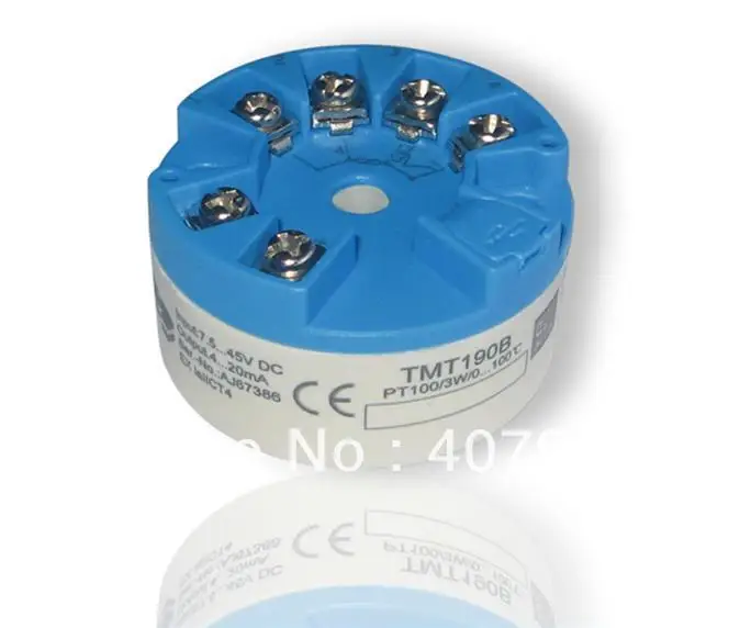Universal input PC programmable temperature head transmitter 4-20mA Analouge output TMT190B