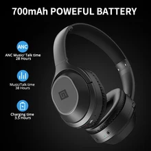 Langsdom BT25 Bluetooth Headphones Active Noise Cancelling Wireless Headphone Stereo Bluetooth Headset With Mic For Phone philips shp9500 professional headphones with active noise cancelling 3 meter long headset for xiaomi mp3 official test
