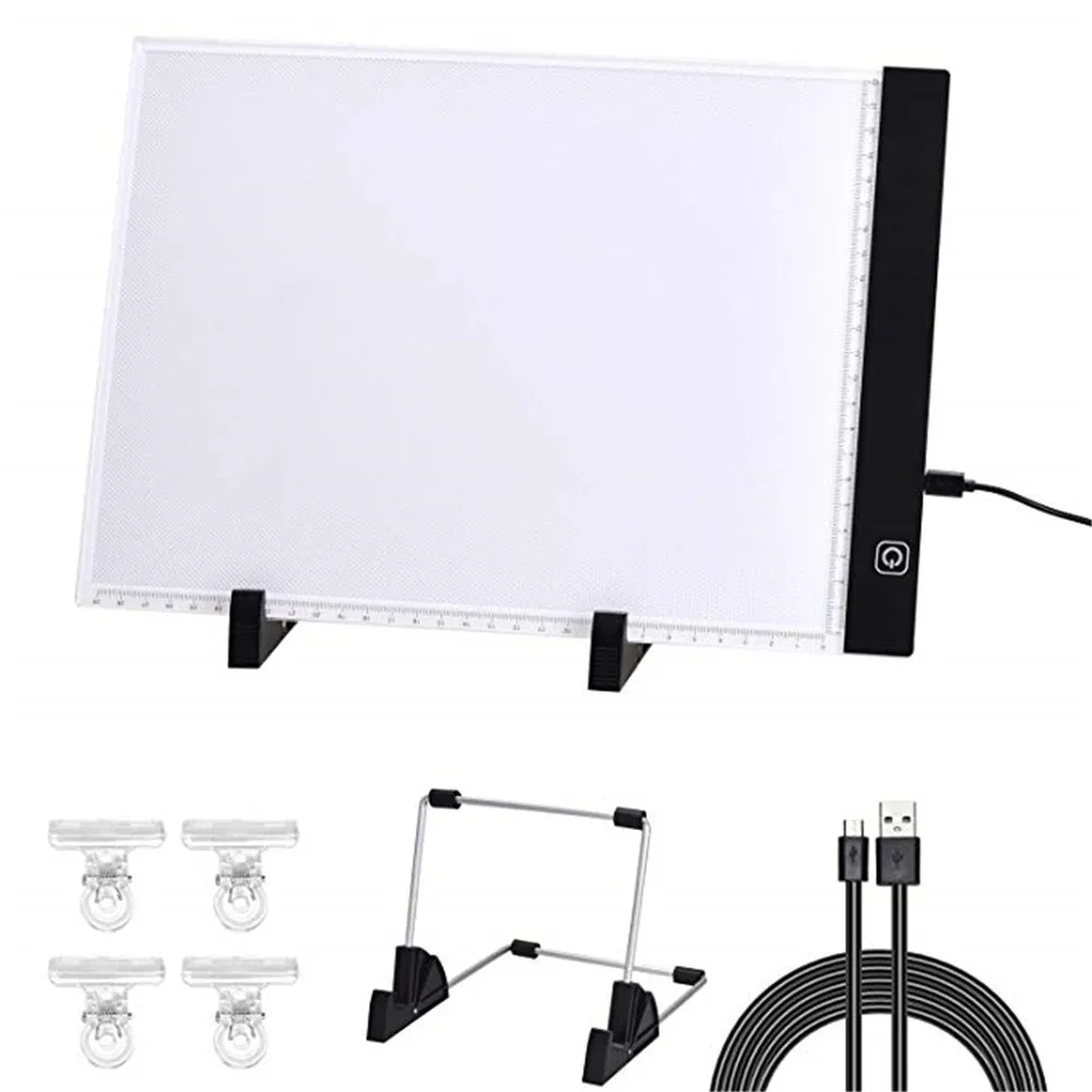 

A4 LED Diamond Painting Light Pad Holder 5D DIY Diamond Painting Accessories Diamond Embroidery Cross Stitch Metal tools