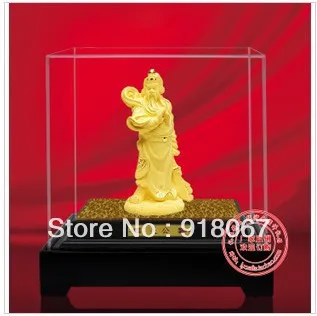 

YZ-R2002 CBRL gold craft/24K gold craft/art gift/ Gold Warrior God Guan Gong Wealth Feng Shui Statue for hot sale