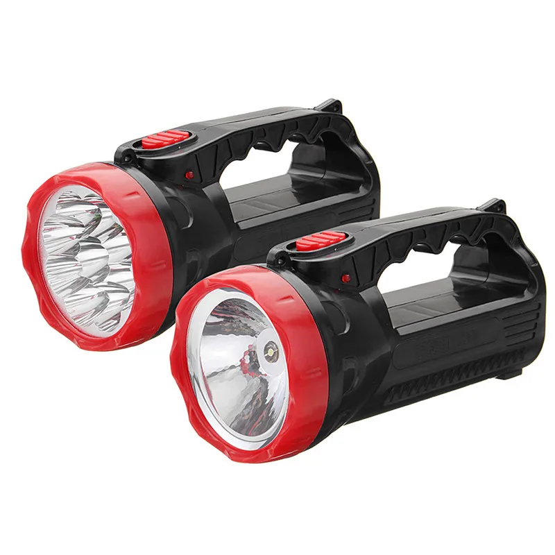 

New Arrival Super Bright Rechargeable 1 or 9 LED Lights Torch Flashlight Lamp Portable Spotlights for Outdoor Camping Travel