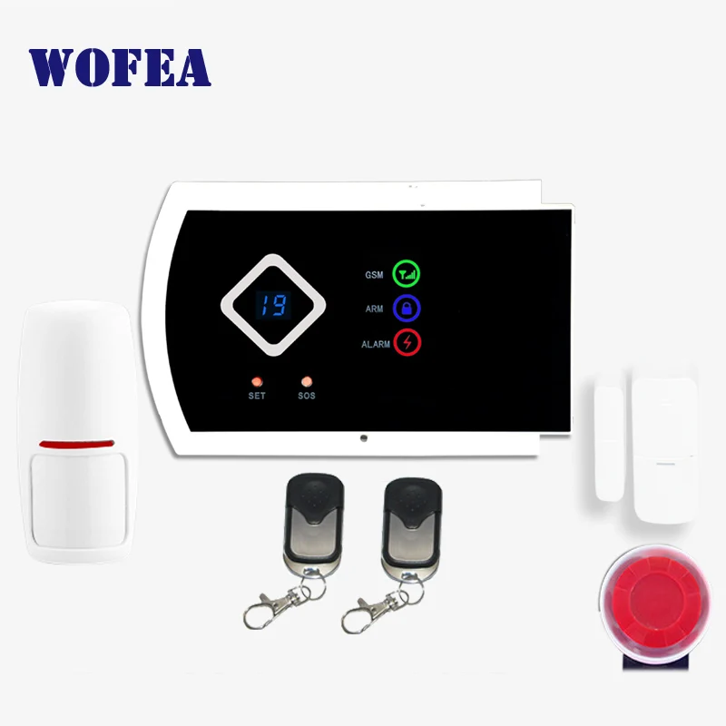 Free shipping wireless & wired 101 zone ISO & android APP support home security GSM alarm system Free shipping wireless & wired 101 zone ISO & android APP support home security GSM alarm system
