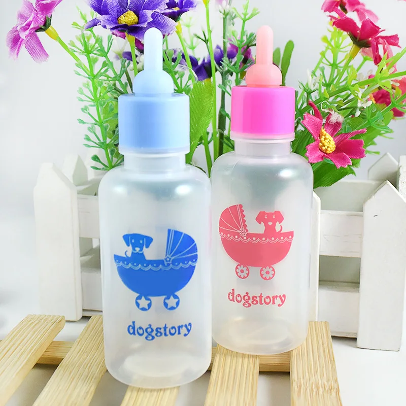 

Fast Shipping Dog Bottle 60ml Kitten Feeding Bottle Puppy Pet Nursing Bottle Set Pet Milk Butelki Do Karmienia Pet Supplies