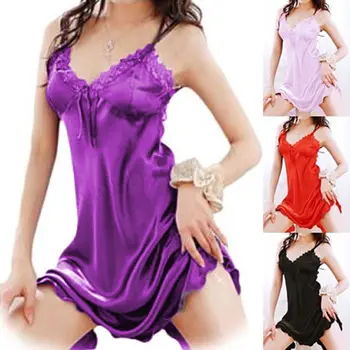 

Women Nightgowns & Sleepshirts Sexy Plus Size Women Nightwear Sleepwear Babydoll Chemise Nightgowns Sleepshirts