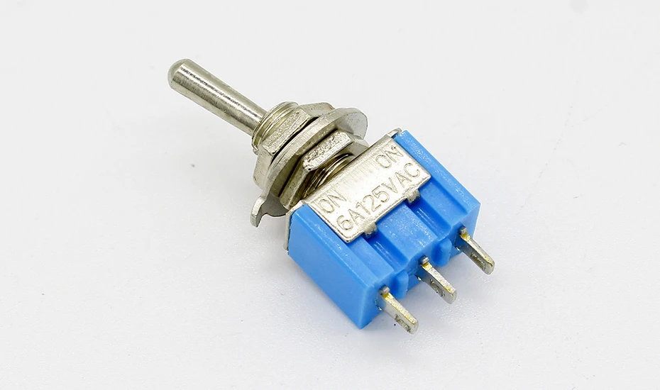 10pc/LOT Blue Mini MTS-102 3-Pin SPDT ON-ON 6A 125VAC Miniature Toggle Switches 60 kva generator