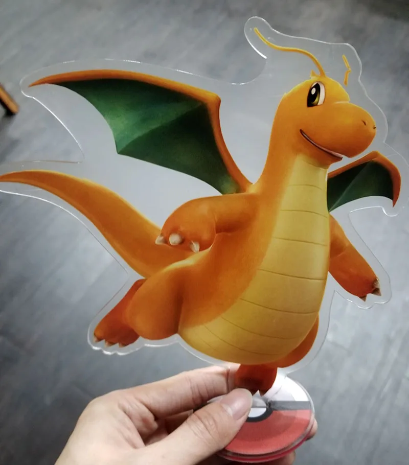 42 стиля аниме Pika eve Charizard Mewtwo pokemones, фигурки, игрушки для детей, Детский акриловый пластин, модель, подарки, игрушки для детей - Цвет: Армейский зеленый