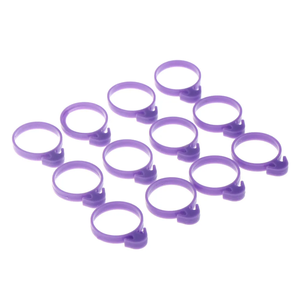 12pcs Silicone Sugarcraft Icing Piping Bag Sealing Clips Cake Baking