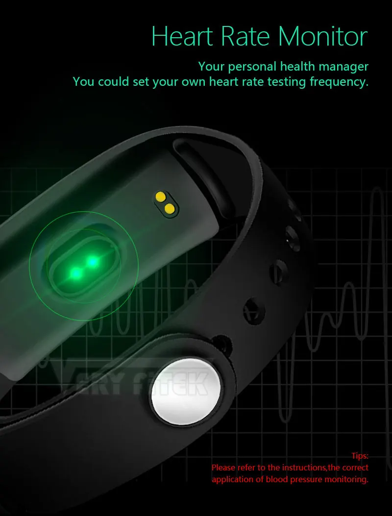VERYFiTEK V12 Fitness Bracelet IP67 Life Waterproof Smartband Heart Rate Blood Pressure Oxygen Monitor Smart Wristband Tracker (4)