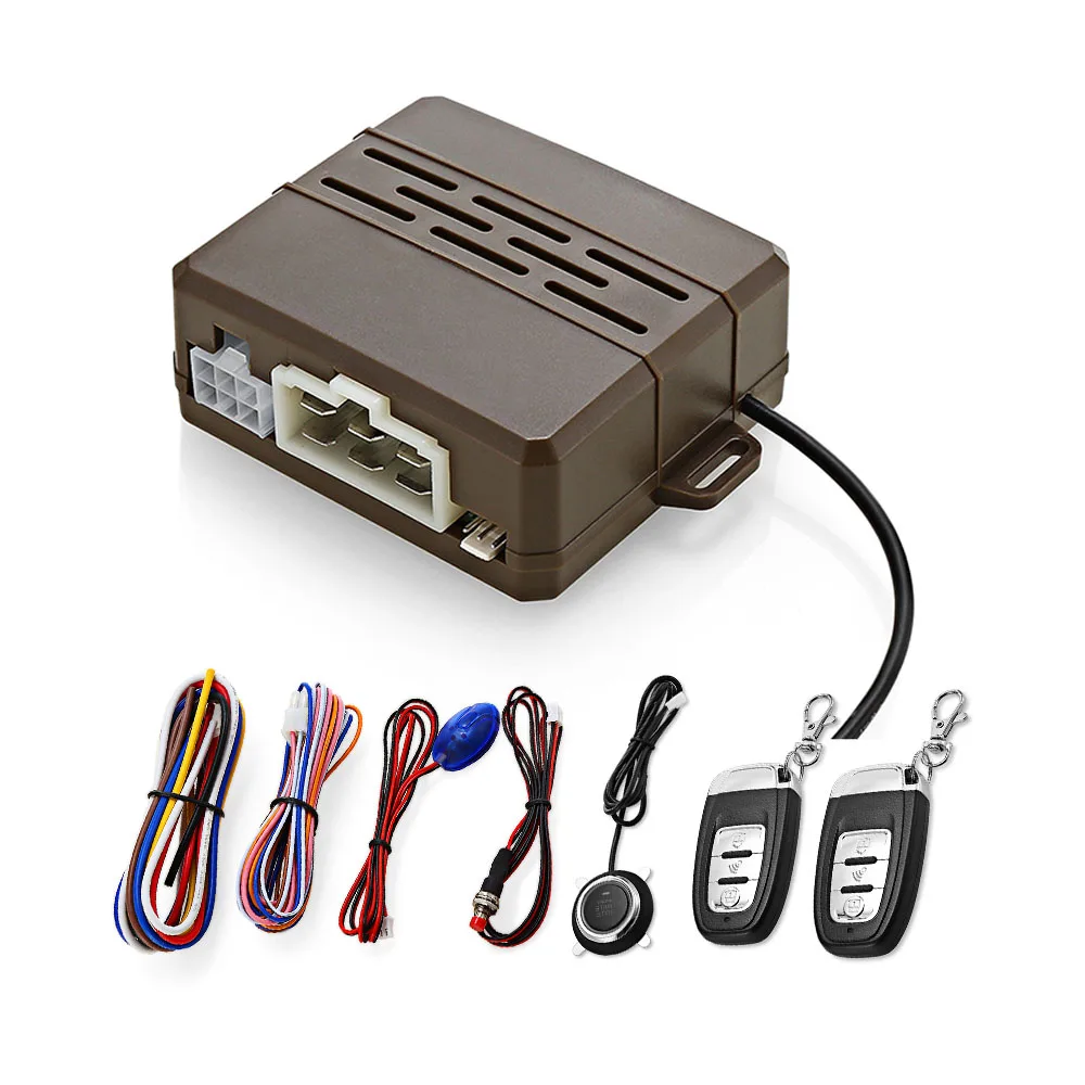 Universal Car Burglar Alarm Keyless Entry System Anti theft One Key