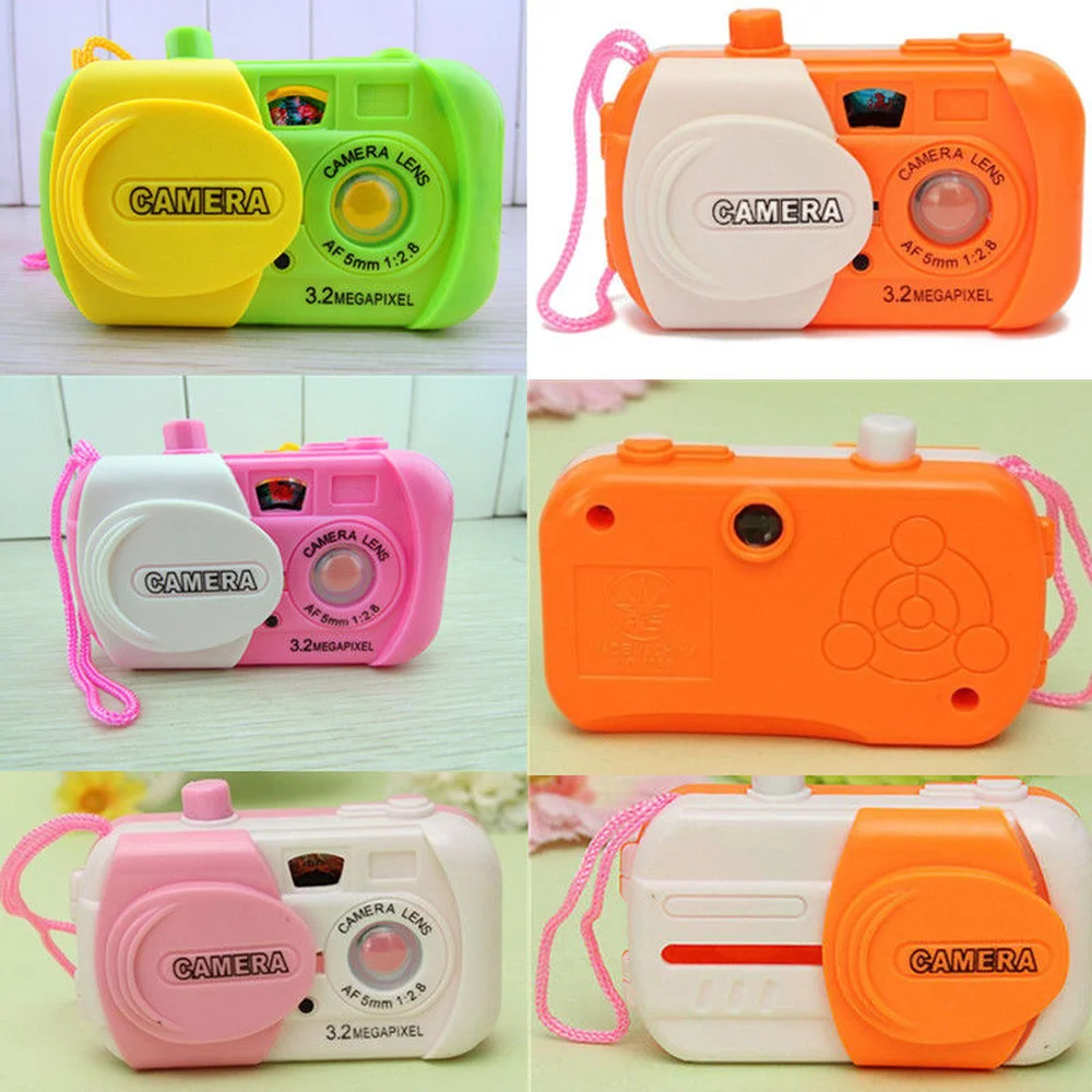 Plastic Cute Mini Camera Toys Creative Kids Projection Simulation Camera Intellectual Toys Children Learning Toy For Children