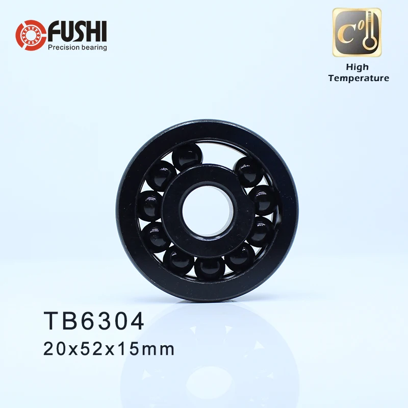 

6304 High Temperature Bearing 20*52*15 mm ( 2 Pcs ) 500 Degrees Celsius Full Ball Bearings