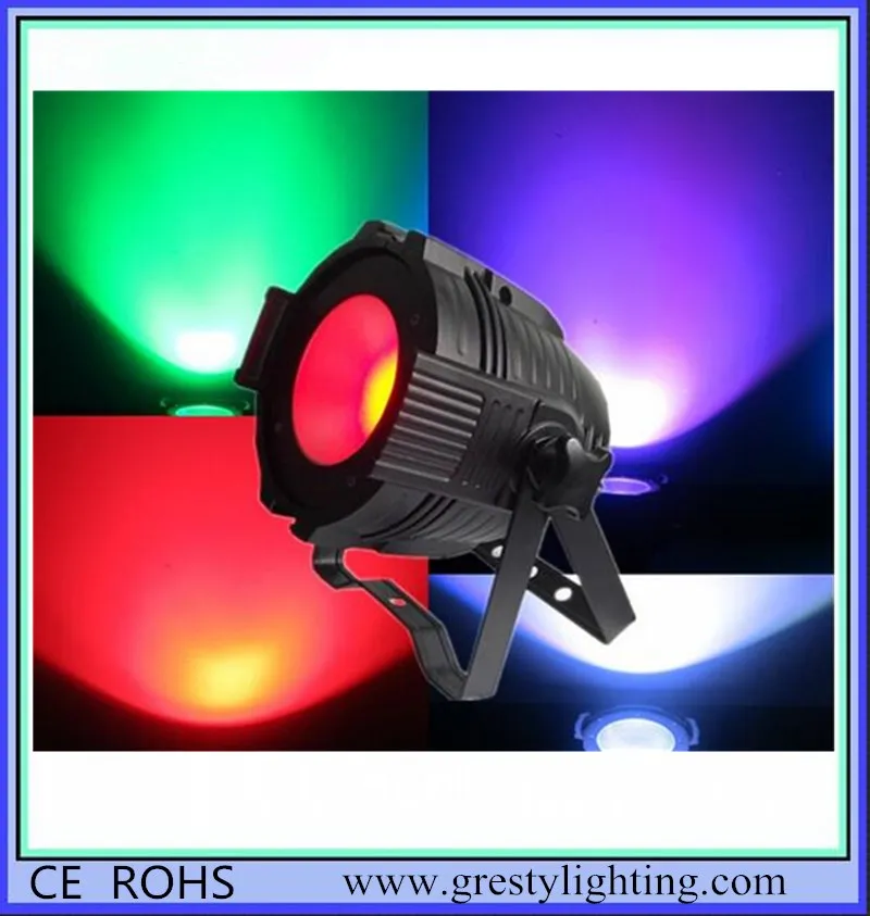 Профессиональный Сценический светильник ing UV Black COB светодиодный Pan Can RGBWA + Par64 6 в 1