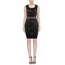 HLBCBG Woman’s Bandage Dress Bodycon Dress Evening Party Dress 2308 XS S M L