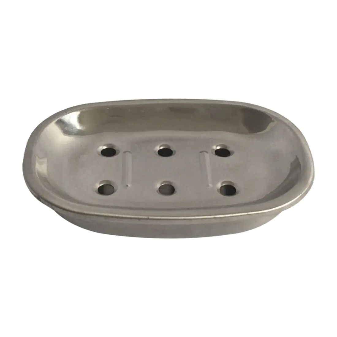 304 Stainless Steel Double Layer Soap Dish Case Soap Box Drainage Water