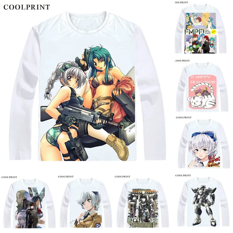 Coolprint Invisible Victory Full Metal Panic Iv T Shirts Long Sleeve Shirts Furumetarupanikku Sousuke Sagara Sagarasousuke Shirt T Shirts Aliexpress
