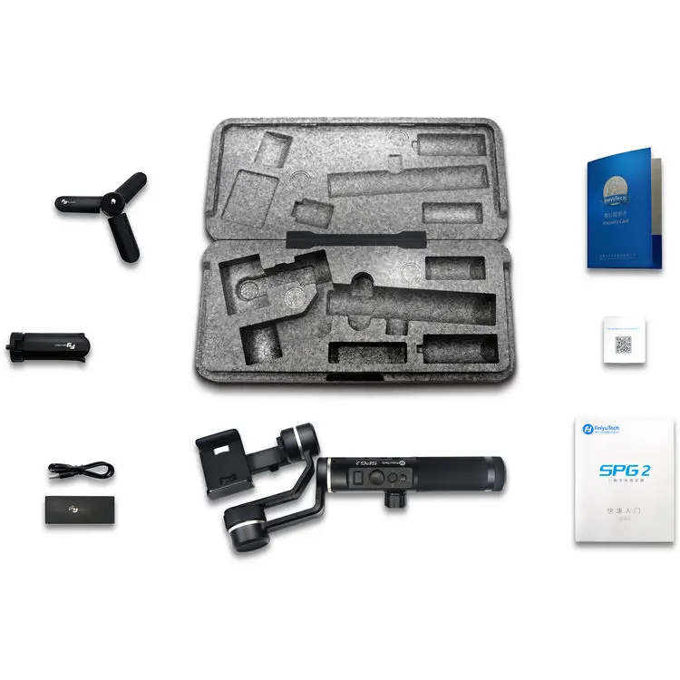 FeiyuTech Feiyu SPG2 3 оси Ручной Стабилизатор брызг Gimbal для iPhone XS MAX 8 VIVO samsung S9 Gopro 7 6 5 Экен