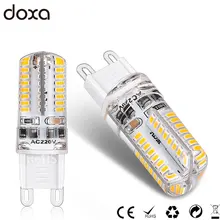 6 шт. 10 G9 светодиодный светильник 220V 110V 3W светодиоидная лампа с регулируемой яркостью светодиодный G9 лампы 360 градусов 3014SMD 64 светодиодный заменить 20 Вт галогенная лампа Светильник 3000K 4000K 6000K