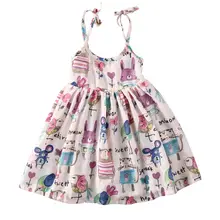 1-6years Брендовые платья для девочек Лето дети принцесса для маленьких девочек детей День рождения костюмы