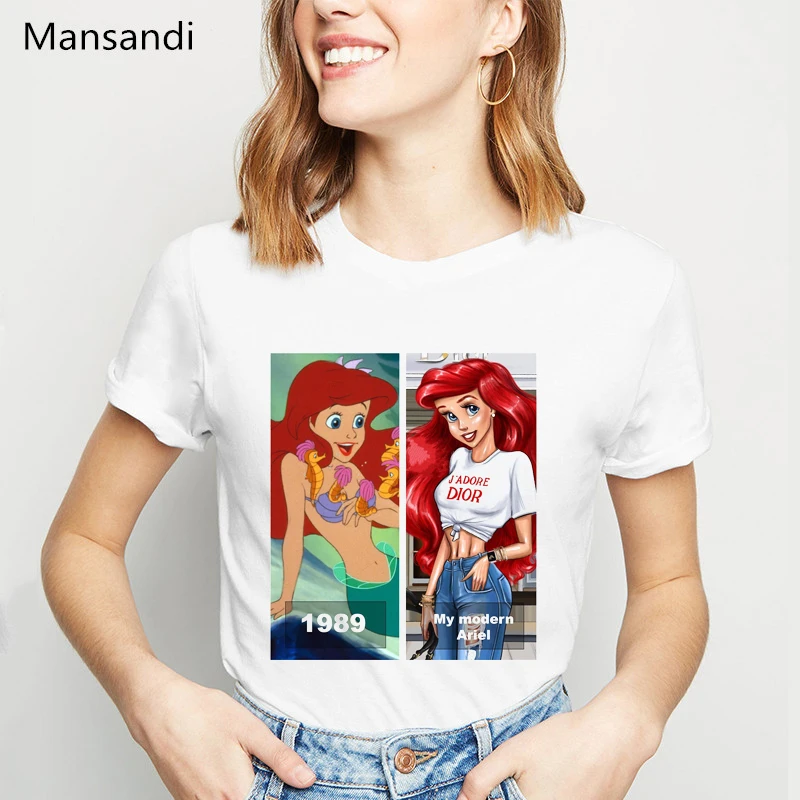 

vogue t shirt women clothes 2019 1989 princess funny tshirt femme graphic tees women t-shirt harajuku shirt streetwear oversize