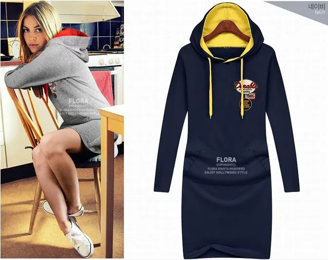 New! горячая! плюс Размер S ЧТОБЫ XXXXL Свитер Длинный Толстовка Jumper Пуловеры Платье