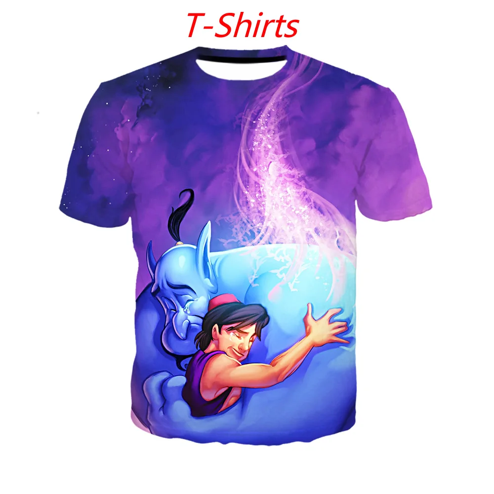 

anime aladdin t shirt 3d print pullover sweatshirt/hoodie/pants men harajuku tracksuit funny tee streetwear hip hop summer top