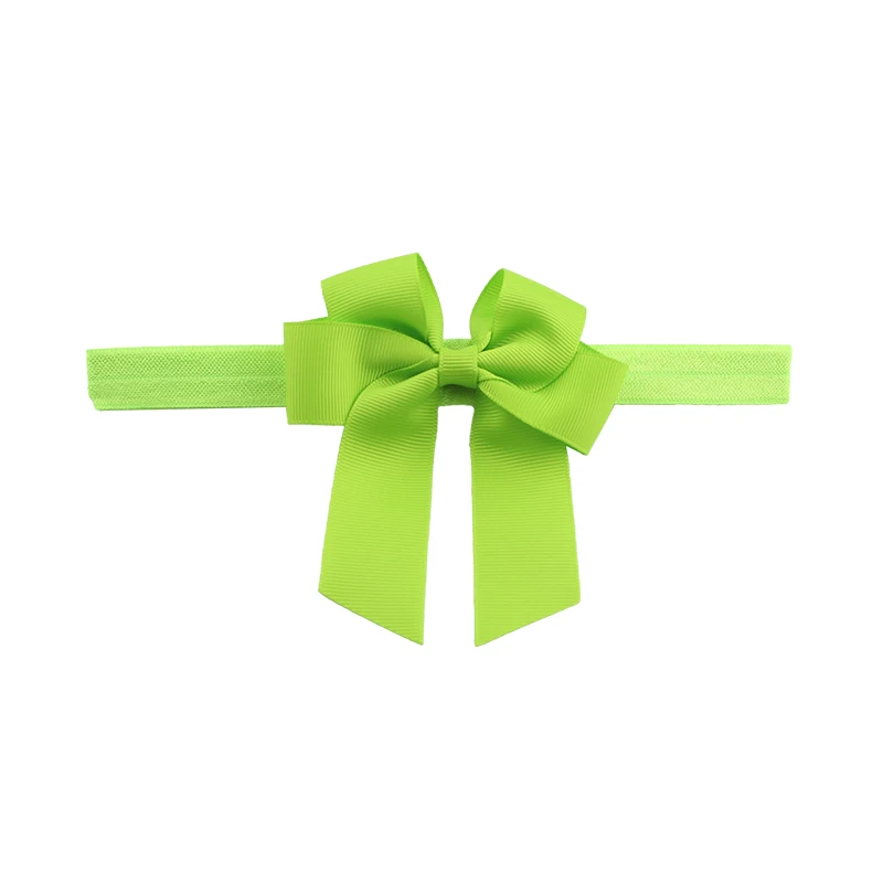 20pcsset Colors Ribbon Headband Solid Candy Color Baby Kids Girls Mini Bowknot Hairband Elastic Headband Hair Accessories  (1)